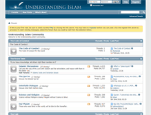 Tablet Screenshot of forums.understanding-islam.com
